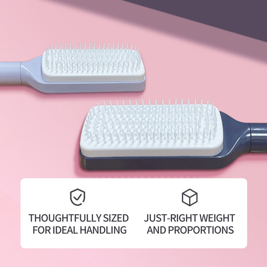 Rotating Anti-Tangle Cleaning Hair Comb