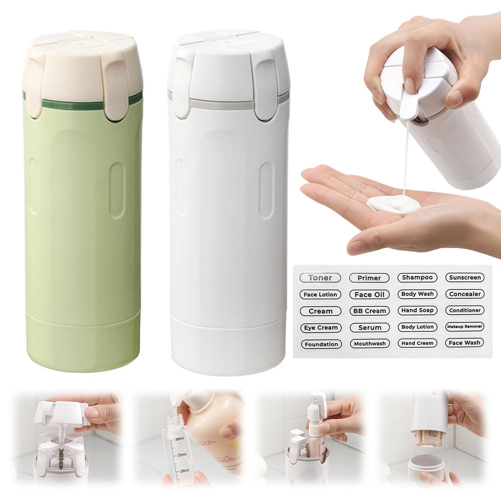 4-in-1 Leakproof Travel Dispenser Bottle